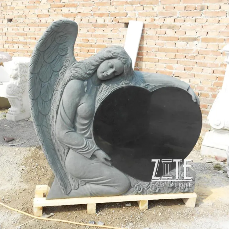 Hot Selling Classic carved funeral marble monument tombstone