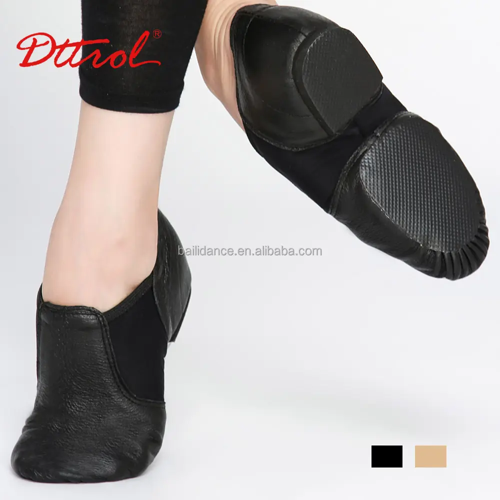 D004716 Dttrol танцевальные туфли из натуральной кожи черного цвета jazz
