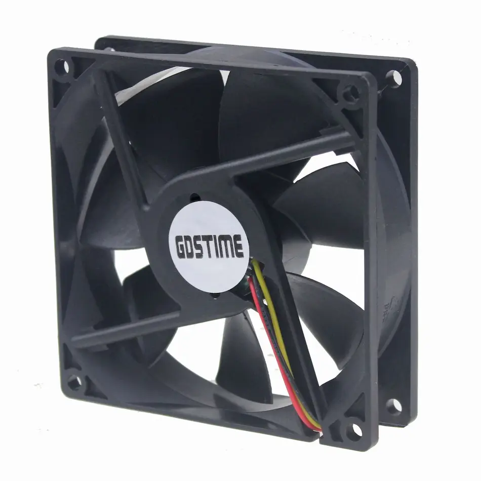 Gdstime GDA9225 DC 5v 12v 24v 48v 90mm 92x92x25mm 92mm 2pin/3pn Sleeve Bearing PC Brushless Cooling Cpu Cooler Fan for Computer