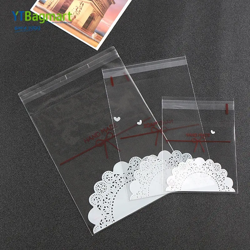 YTBagmart 20 Years Factory Transparent Poly Cellophane Bag Self Adhesive OPP Plastic Bag