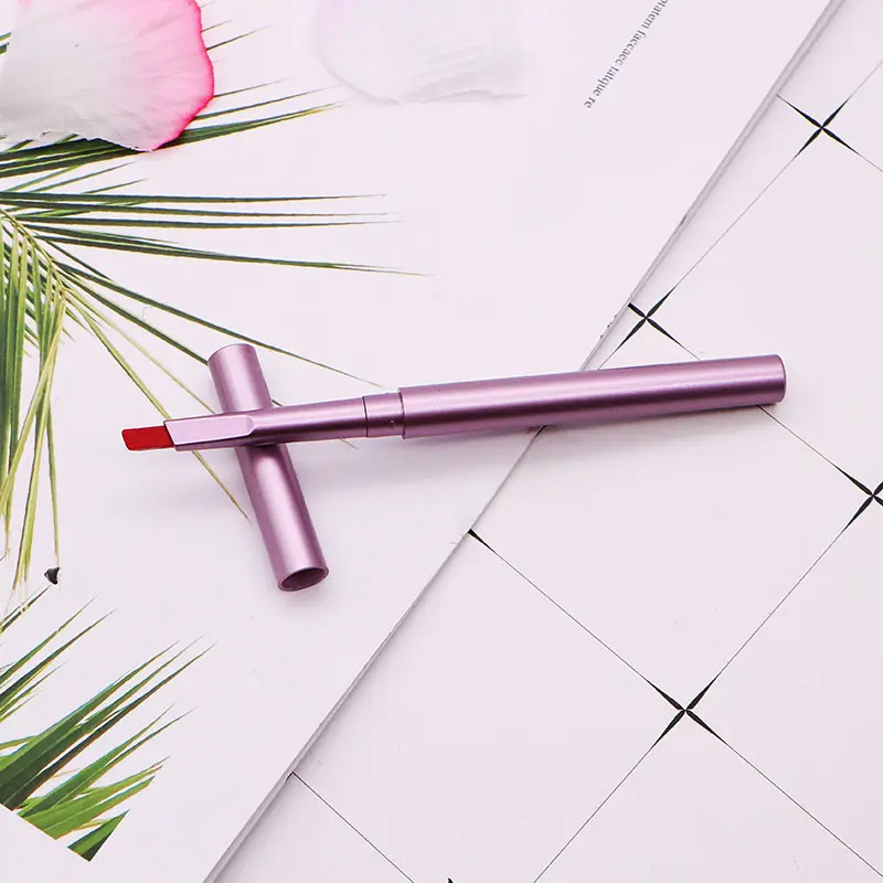 Plastic Automatic Makeup Lip Pencil Customize Color Waterproof Lip Liner