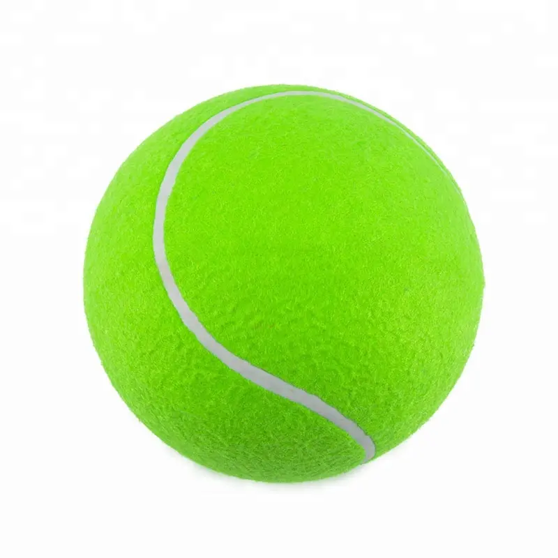 6 inch inflatable big size tennis ball pet toy