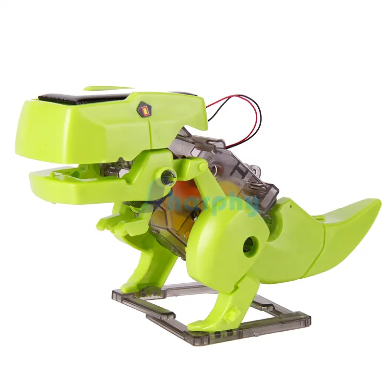 Небольшое изобретение динозавров науки и технологии ручной работы diy Материал Солнечный робот сборка игрушек