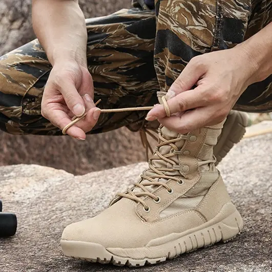Китайское производство, кожаные легкие армейские тактические военные походные ботинки