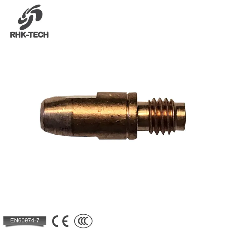 Контактный наконечник RHK mig E-Cu m6x45l co2, запчасти для сварочных фонарей