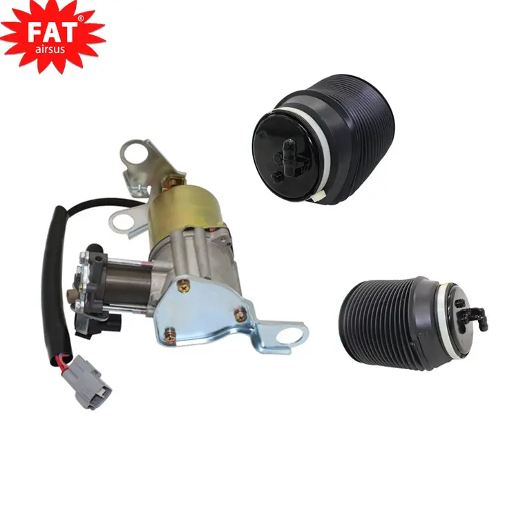 car suspension assembly for Toyota Land Cruiser prado 120 gas spring with air compressor shock pump