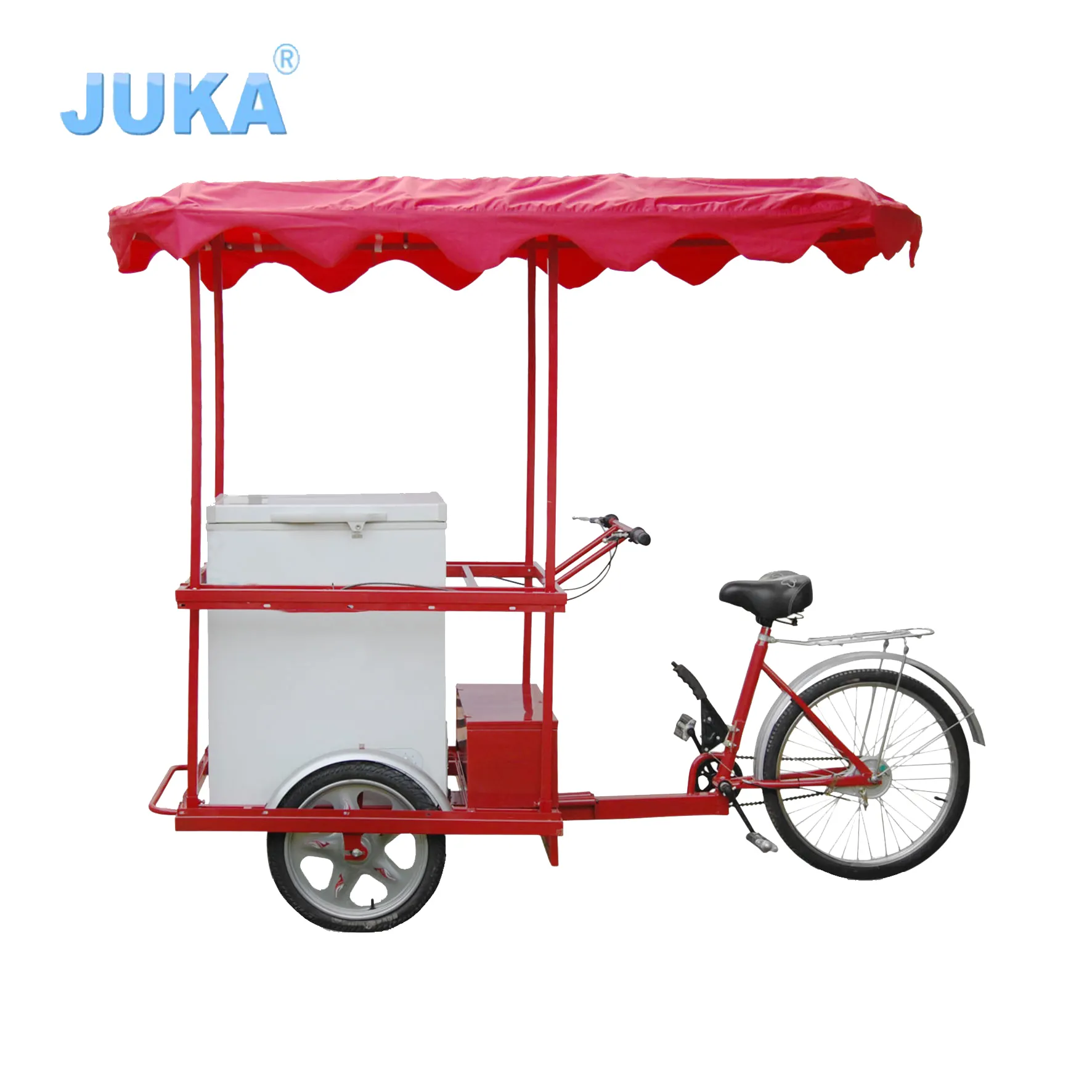 Solar power ice cream refrigerator/ freezer cart trike tricycle