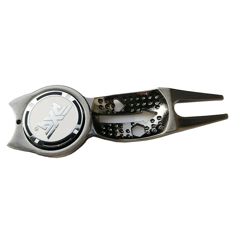 Wholesale Golf Repair Metal Divot Tool With Line Marker