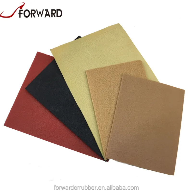 Good quality natural rubber soling sheet with design