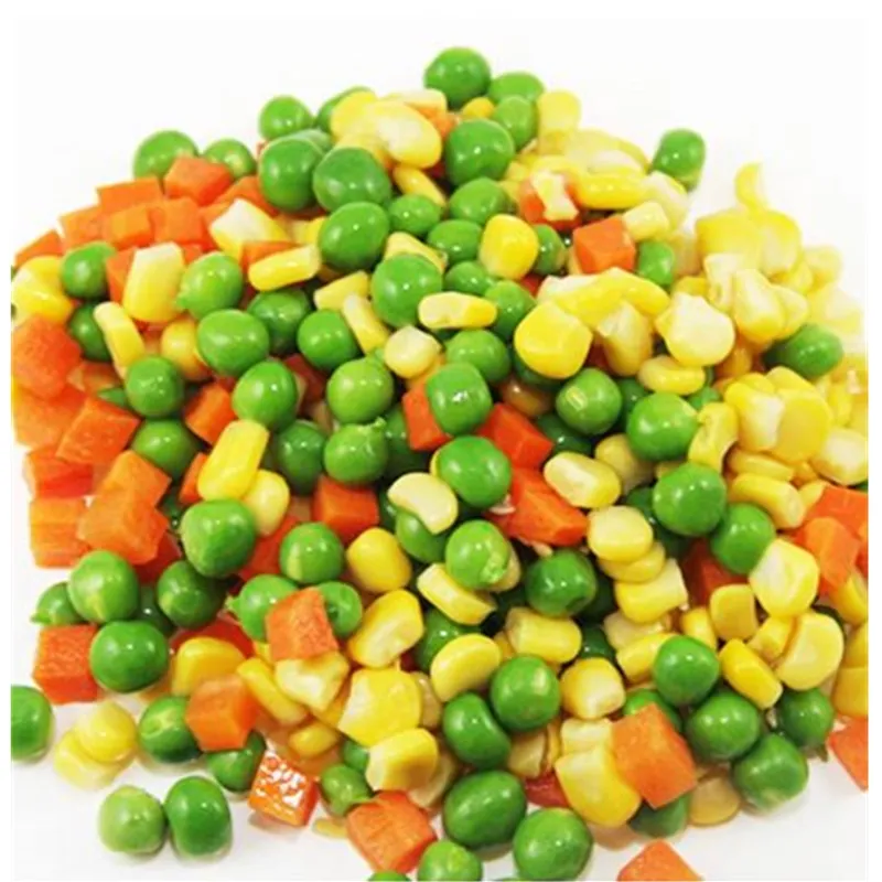 IQF Frozen Mixed Vegetable with Carrot Dice and Green Pea IQF Frozen Mixed Vegetable