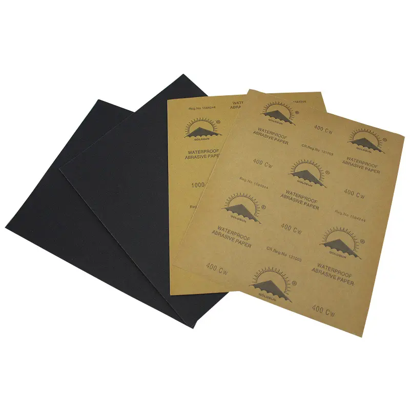 Sheet Papers Water Proof #60-#2000 Sand Paper Water Polishing Sandpaper Sanding Abrasive Paper