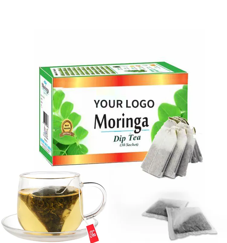 Оптовая цена, чай для похудения, частная торговая марка, чай для похудения moringa dip tea