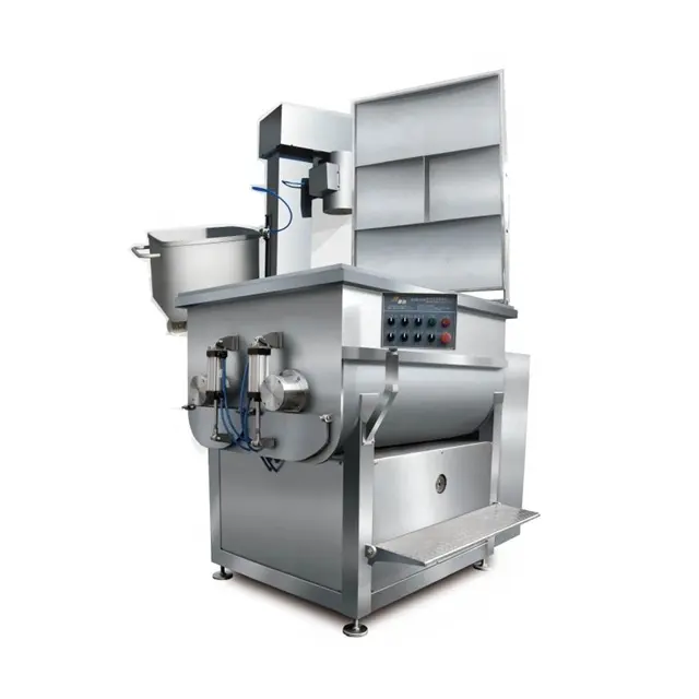 Industrial Electric Vacuum Double axis Meat Mixer