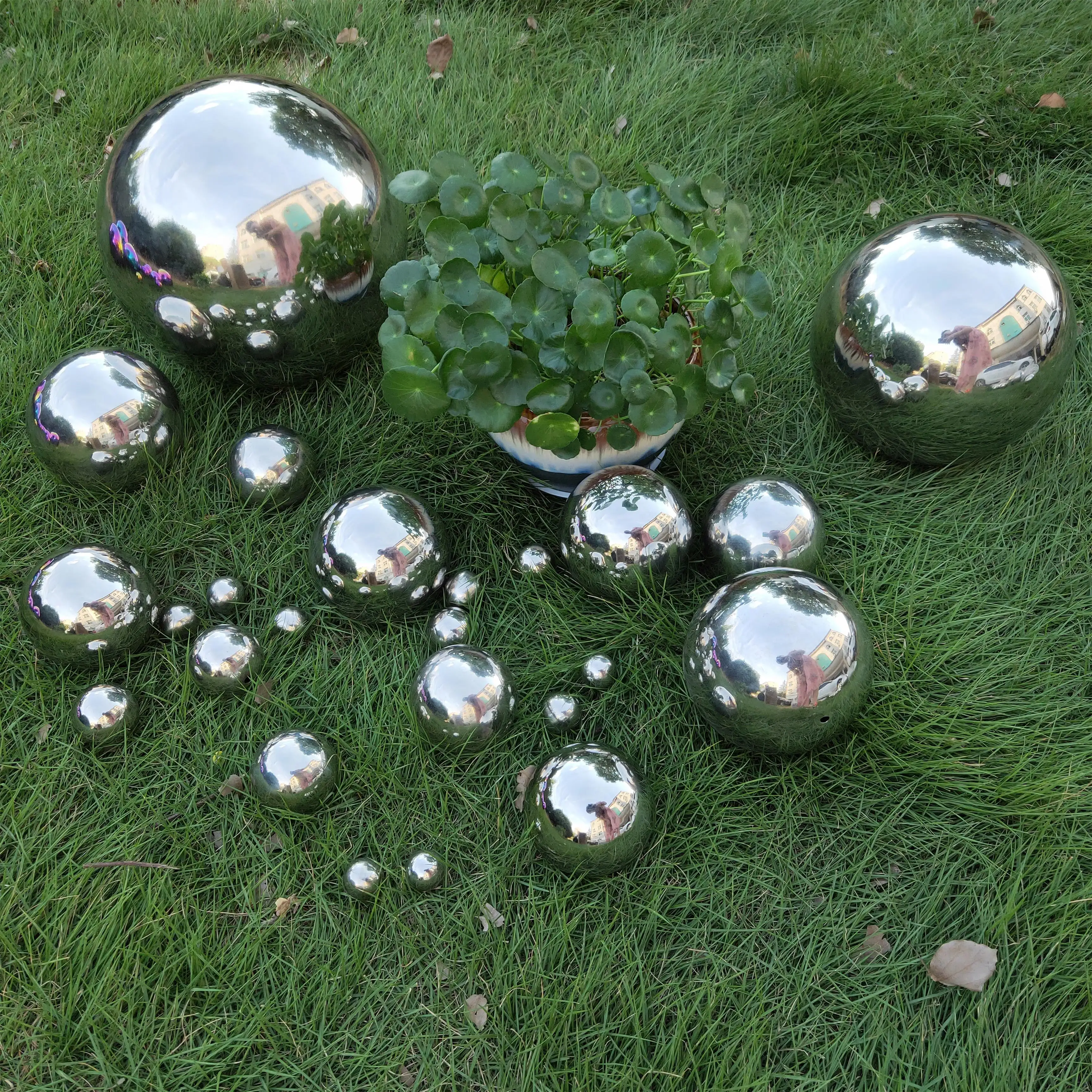 Stainless Steel Big Square/Garden Decoration Sphere Ball Hollow Sphere Sculpture Ball