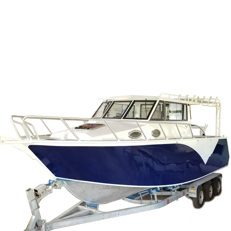 6.85m cabin fishing boats aluminum cabin boats 22ft Professional Caribe Fishing Boat