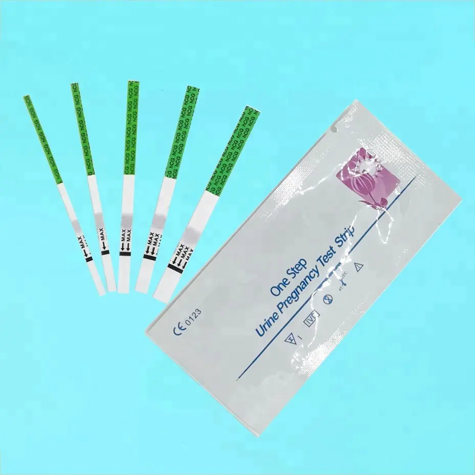 Disposable best price pregnancy tests strip hcg home use one step hcg urine strip test