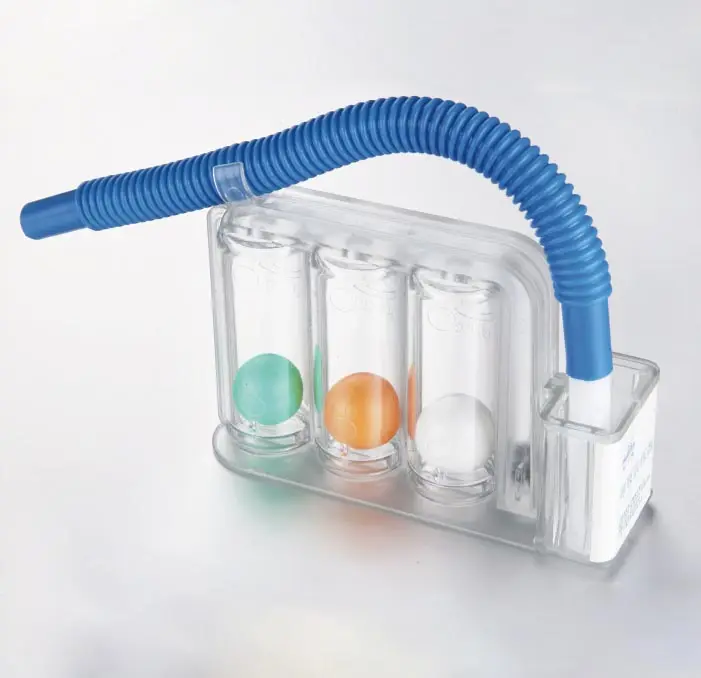 Портативный дыхательной Training медицинские устройства/три мяча стимулирования спирометр