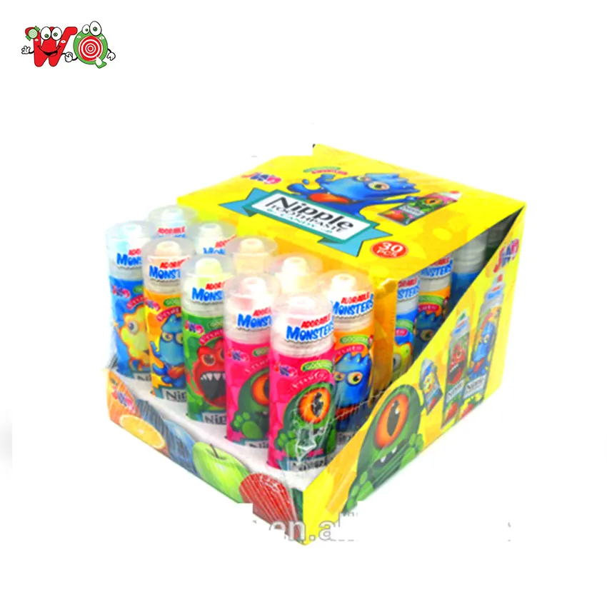 Monster nipple toothpastec powder candy in bottle