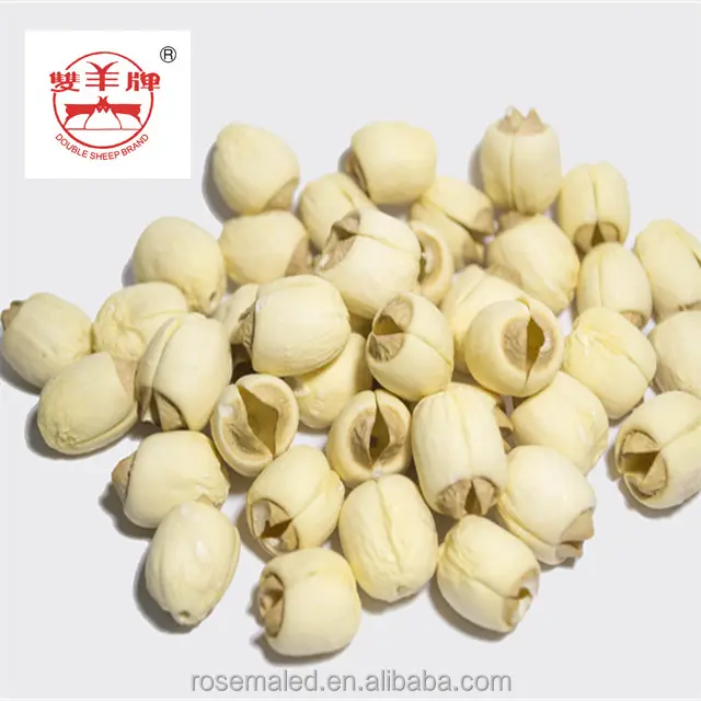 Органические белые Сушеные Семена лотоса без корки и плюмулы