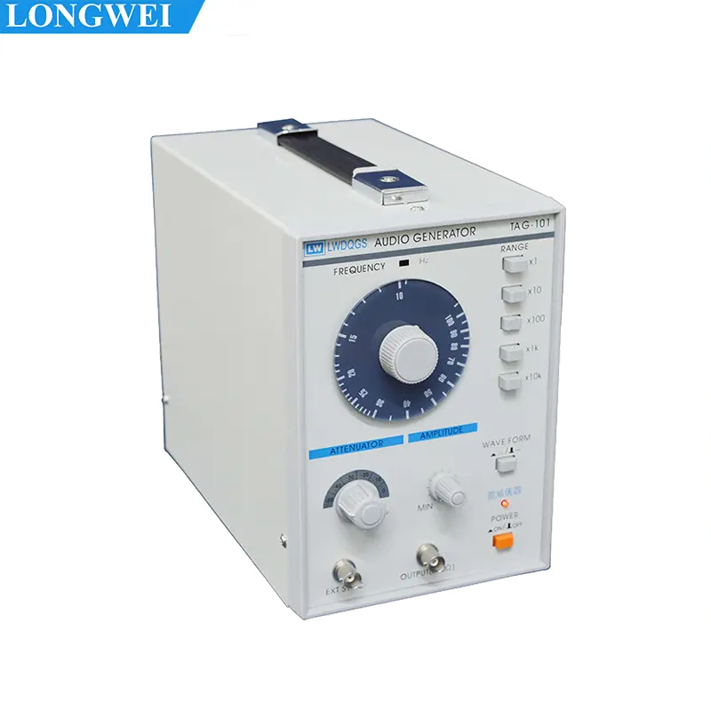 Factory directly sales TAG-101 Sine Square Wave Audio Generator Function Signal 10 to 1Mhz Precision Signal Generator
