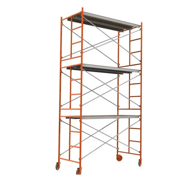 A Steel Construction Frame Scaffolding