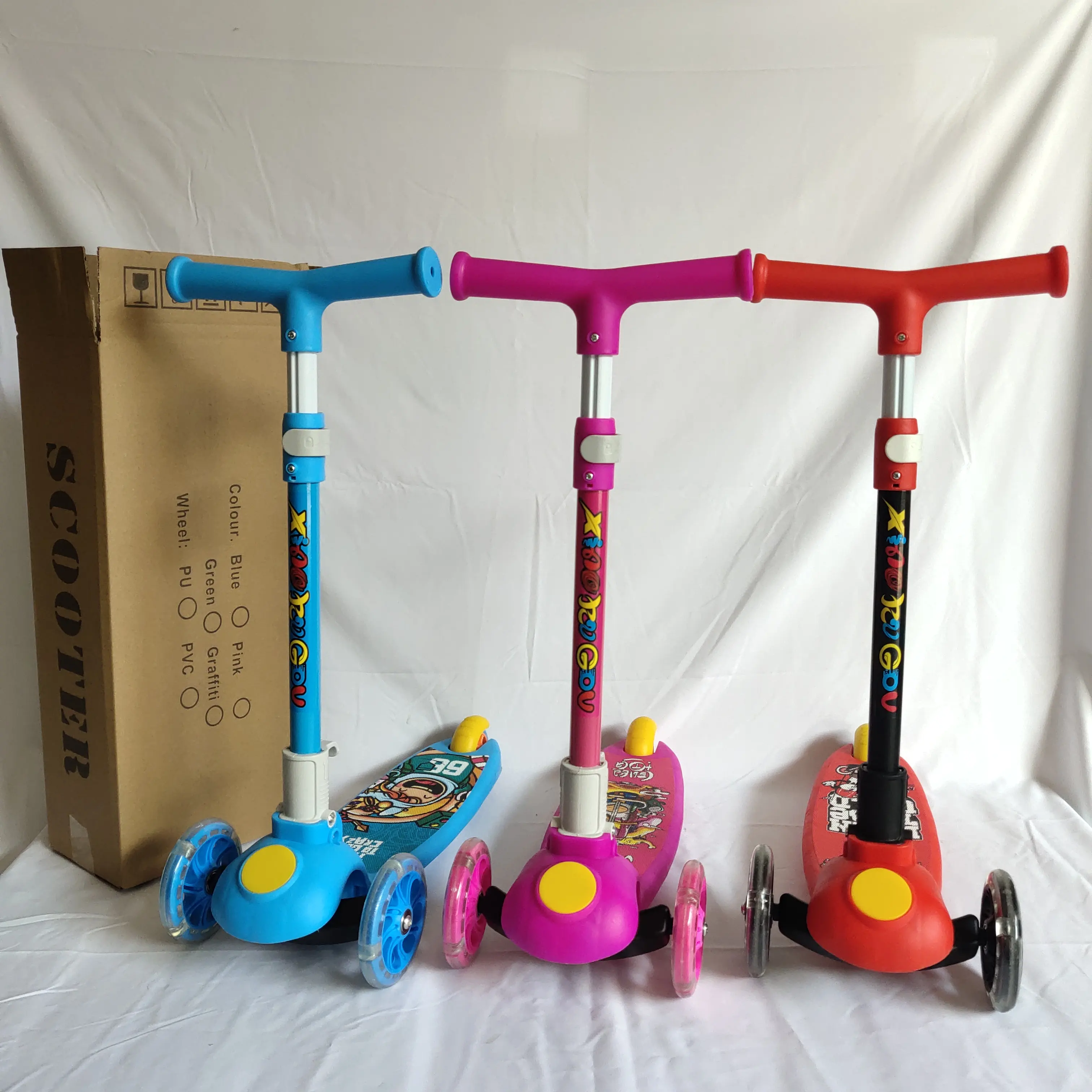Flash Wheel Children's Scooter Made In China Can Be Customized For Cheap Children's Scooter