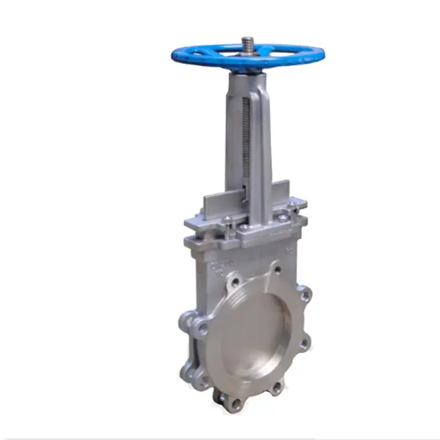 6 inch Lug wafer type wcb knife gate valve with hand wheel gate valve manufacture