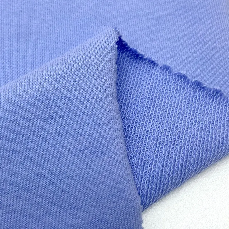 Hot Selling 325GSM Cotton Modal Spandex Blend Knit Small Loop French Terry Fabric For Pants