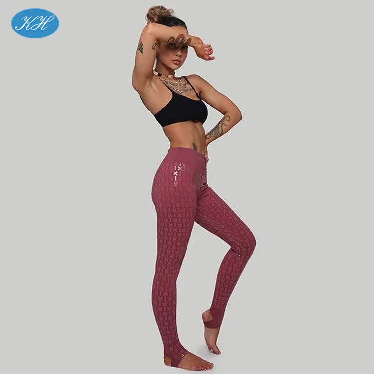 Factory direct sale custom elastic sport dance wear women sticky pole dance leggings