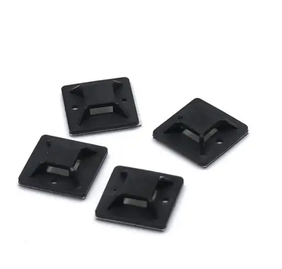 plastic Cable Tie Mounting wire zip Tie Mounts Self Adhesive Cable Wire Zip Tie Mounts