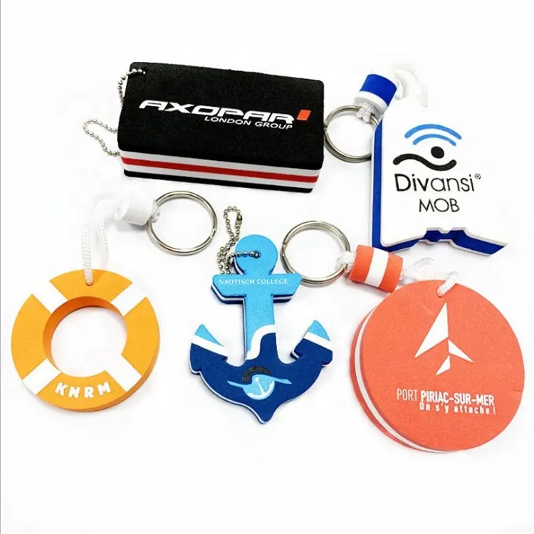 Брелок для ключей с логотипом и формой лодки для рекламы по дешевой цене от производителя, плавающий брелок из пены EVA для рекламного подарка