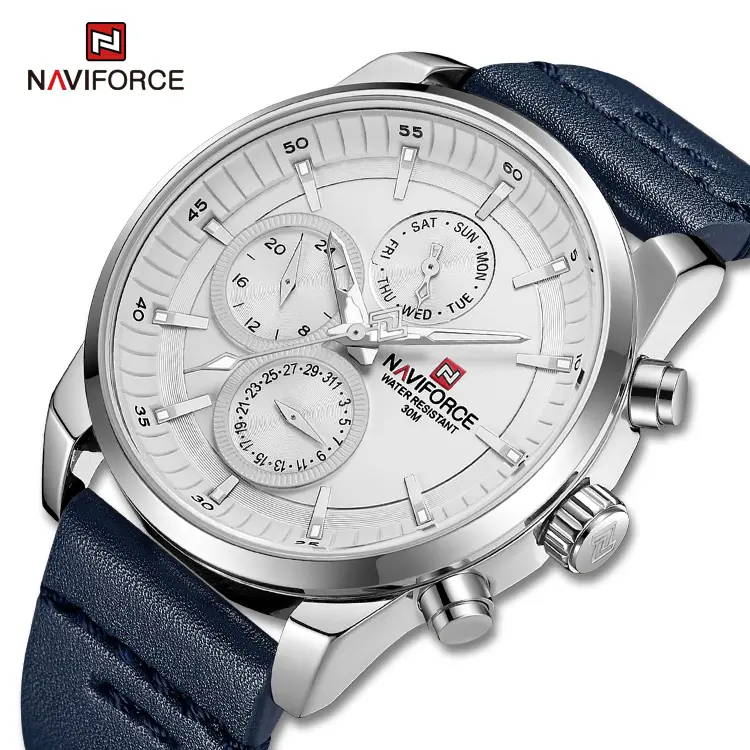 Naviforce 9148 swbe высокое качество navi force наручные часы relojes hombre японский кварцевый механизм Мужские часы водонепроницаемые