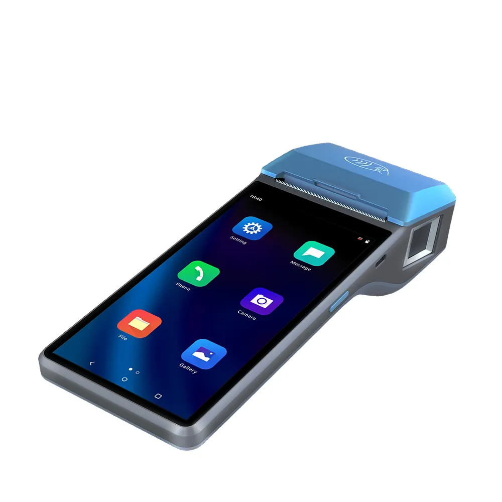 Smart 4G Wi-Fi все в одном, сканер отпечатков пальцев, Android, сенсорный экран, терминал оплаты, POS-система Z300