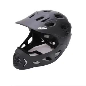 Monu RTS EPS in mold Full Face Mountain Bike Helmet New Custom Lightweight Offroading MTB Road Cycling Bicycle Bike Helmet