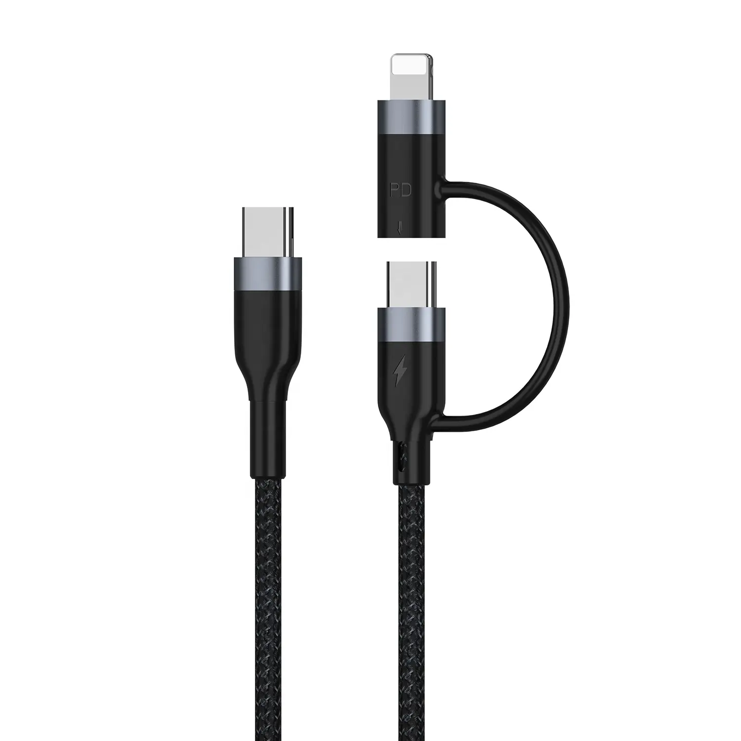 PD 20W Magnetic Charging Cable 2 in 1 Type-C Quick Charge ios 8pin & type c Usb Cable Fast Charging