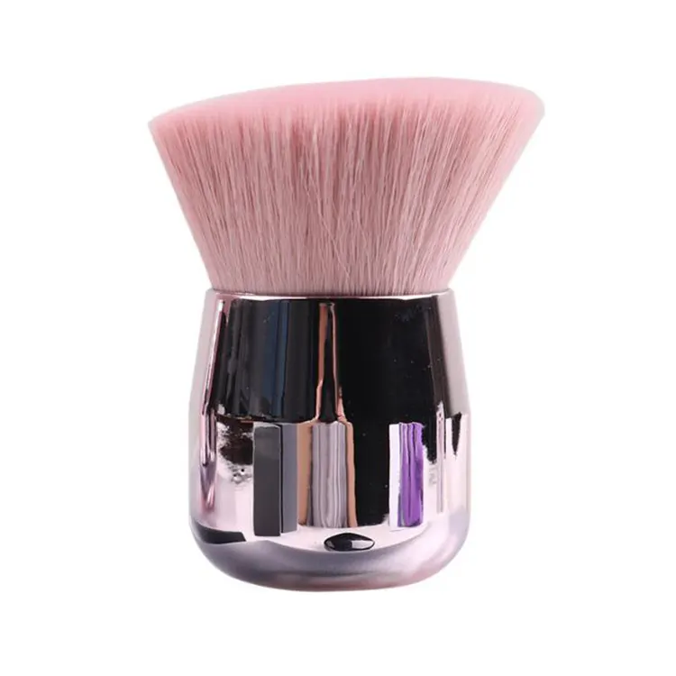 Forsense Oem New Custom Private Label Single Pink Powder Blush Makeup Tools Cosmetics Brushes