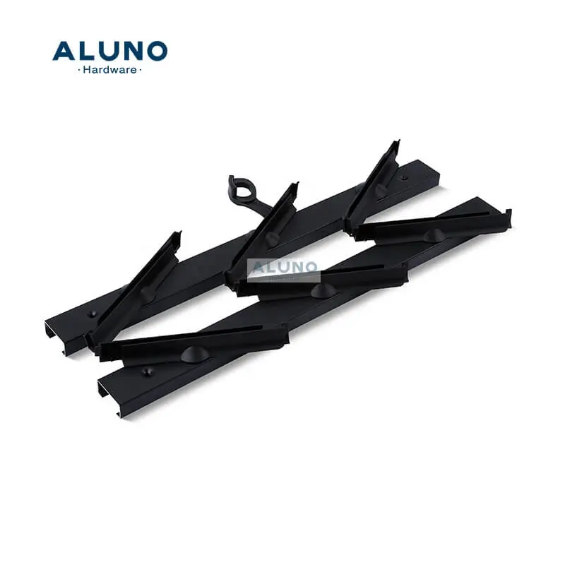 Aluno Factory Supplying Window Frame Aluminium SF300 4"inch Or 6"inch Glass Louver Windows Frames