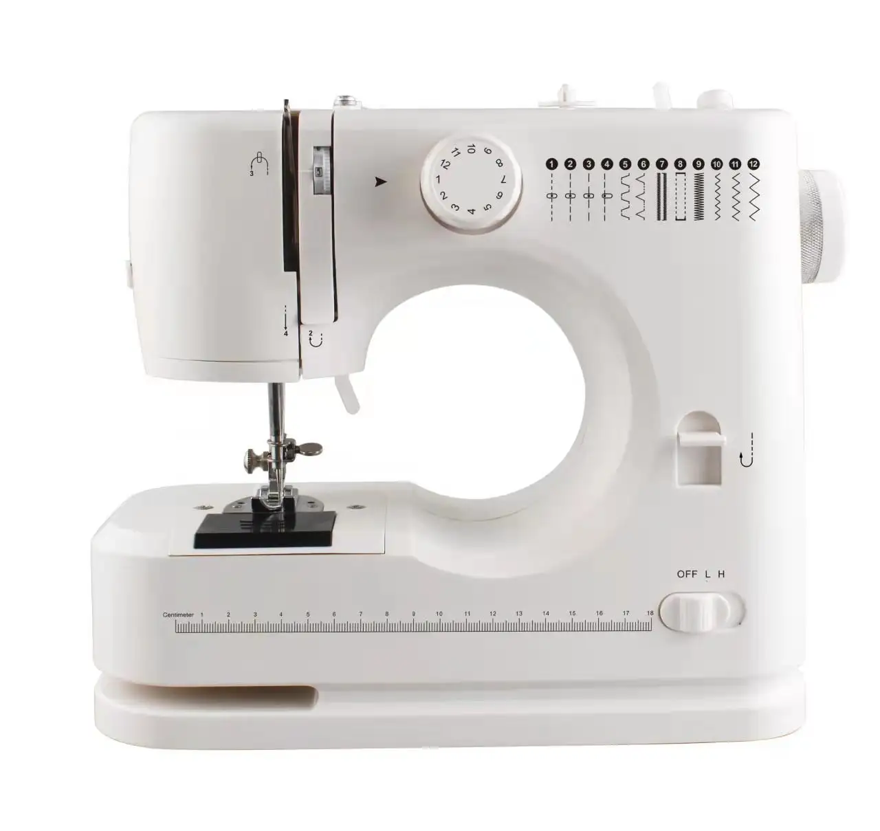 New Design FHSM-520 Electric Household Overlock Sewing Machine With Buttonhole Maquina De Coser