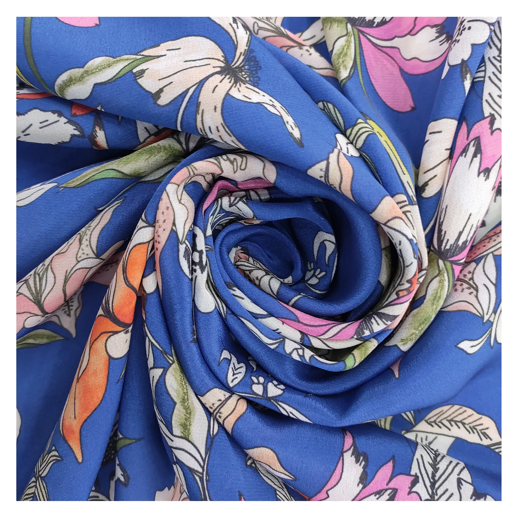 Printed Rayon Fabric Custom Printed Design Rayon Fabric For Clothes