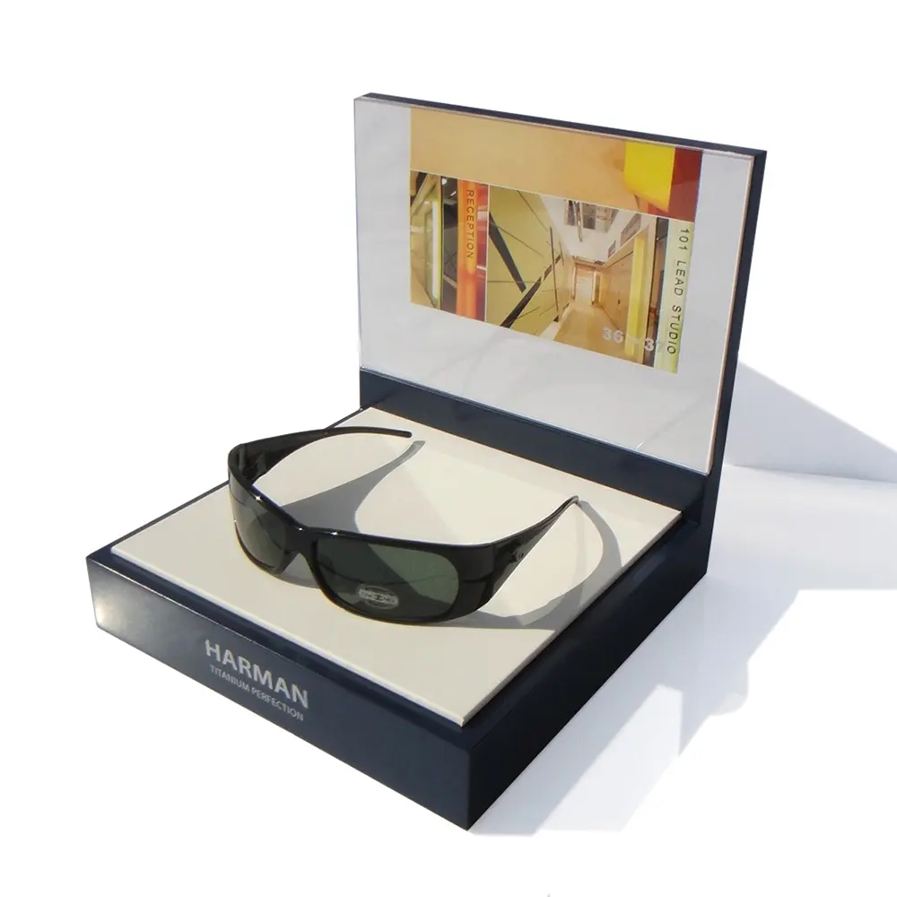 Customized Glorifier Acrylic Stand Newest Case Fashionable Plexiglass Sunglasses Counter Display