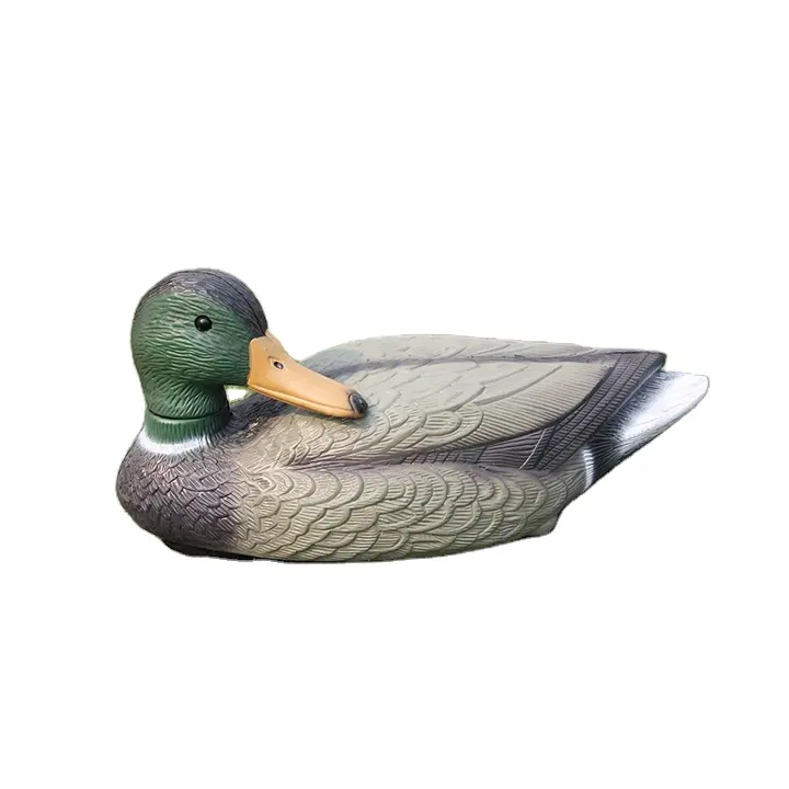 2021 new design plastic packaging flocking duck bait hunting decoy in the garden