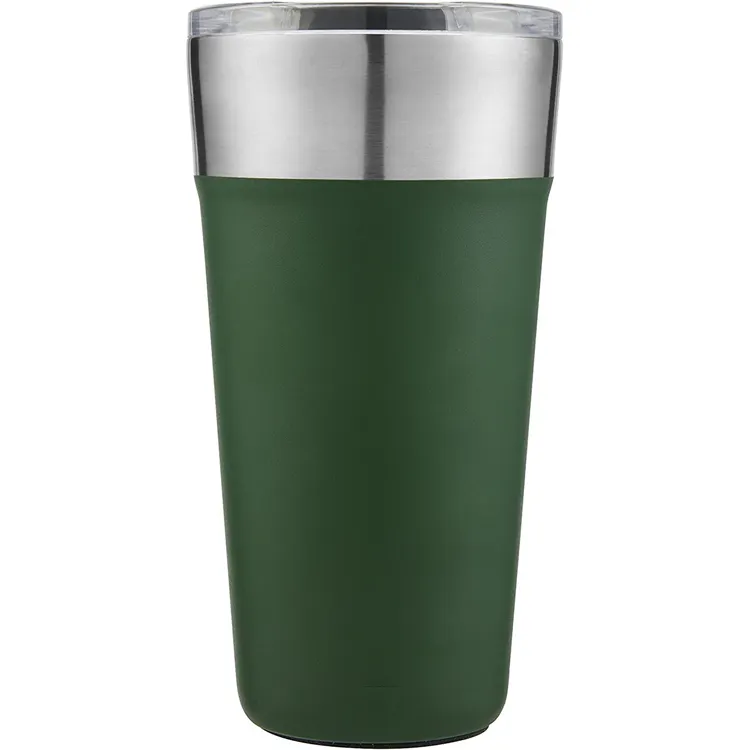 PURPLESEVEN 20oz Thermal Metal Tumbler Cup Double Wall Vacuum Insulated Stainless Steel Beer Glasses Cups with Built-in Opener