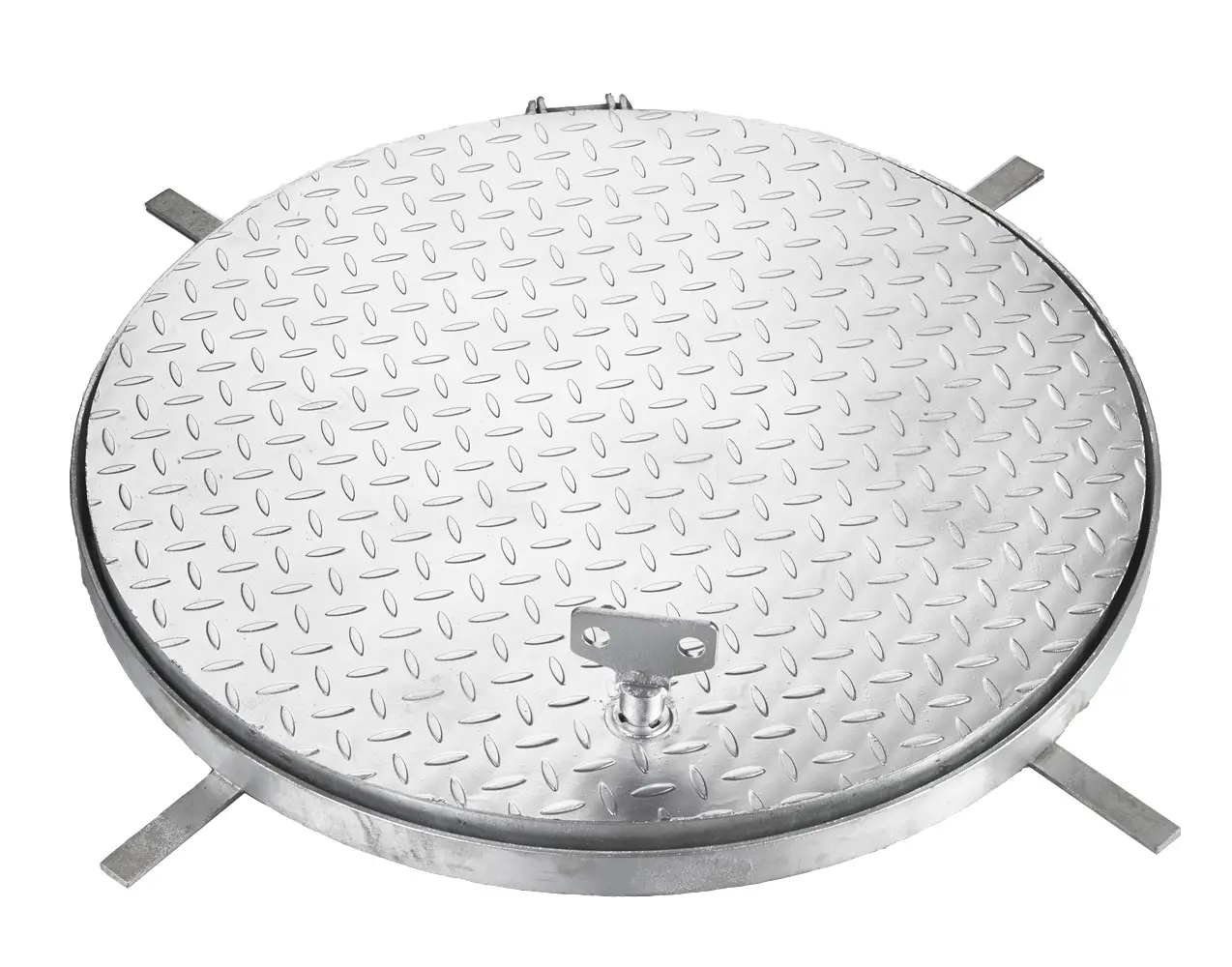 EN 1433 Grating Manhole Cover Grid Units with Hot-Dipped Galvanized Finishing for Building Material