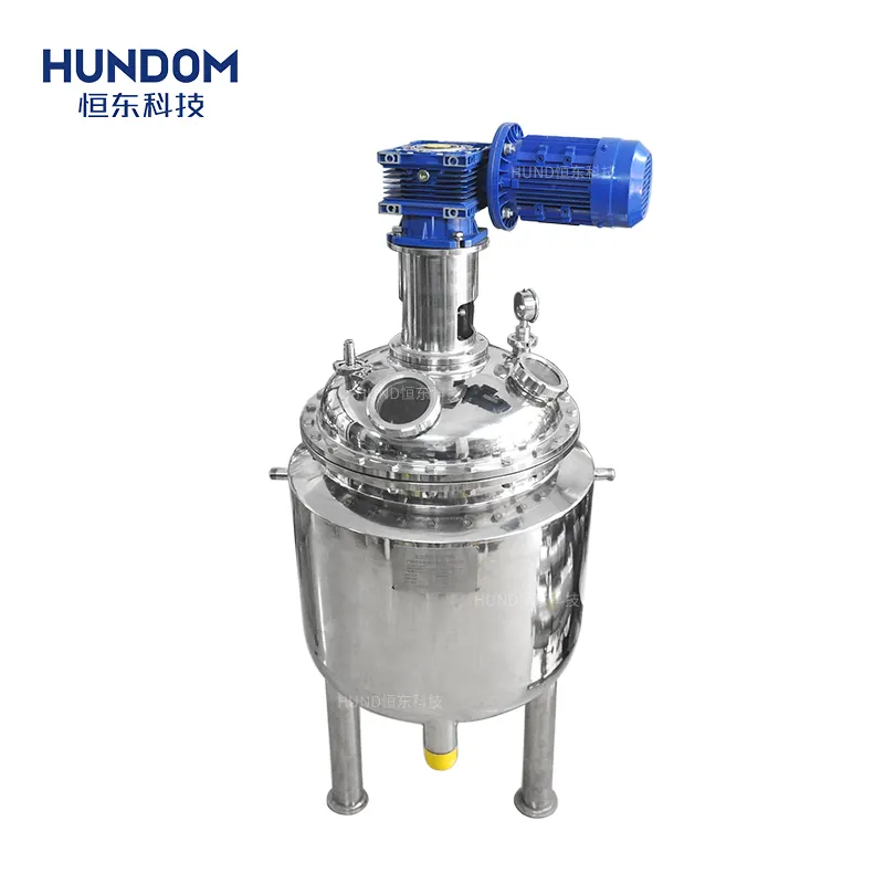 Top quality customized stainless steel hydrogen dairy products reactor with agitator