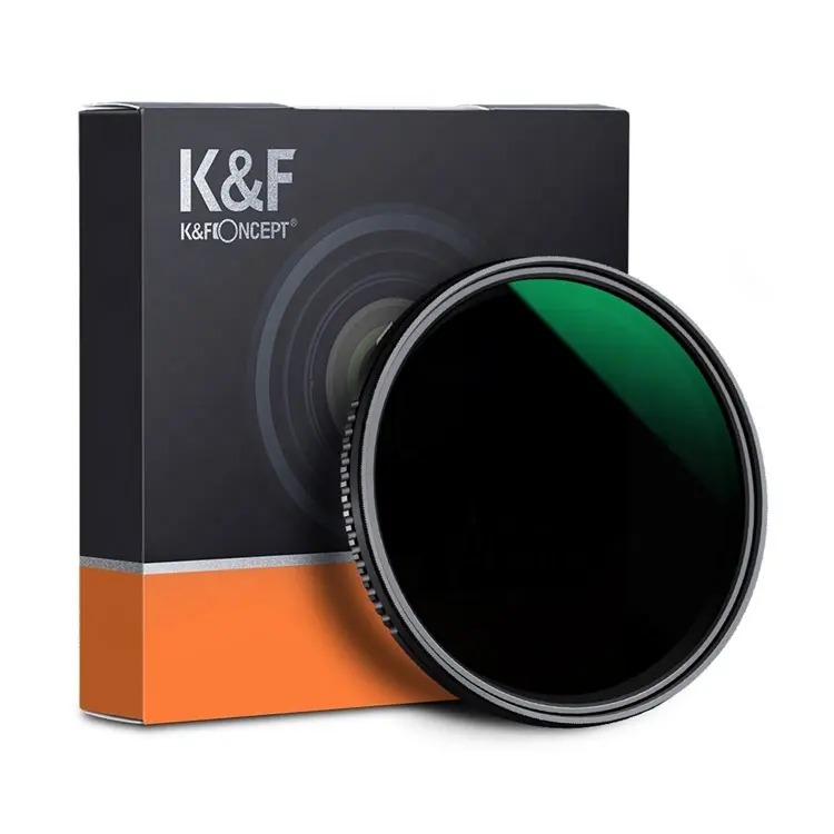 43mm Variable Neutral Density ND8-ND2000 ND Filter for Camera Lenses with Multi-Resistant Coating, Waterproof