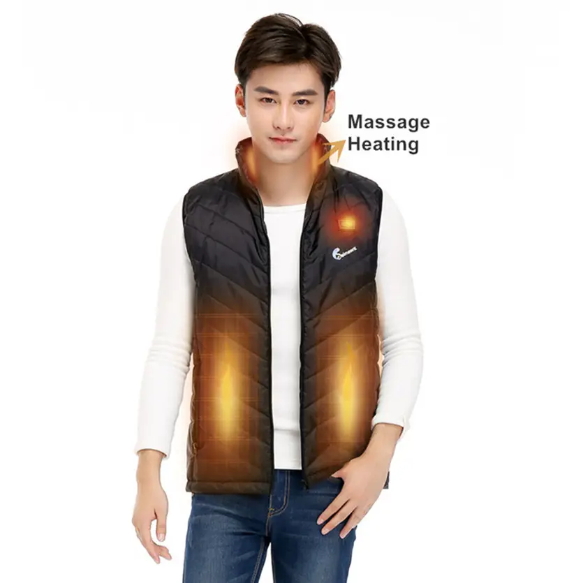 Customized High Quality Intelligent Heating Cotton Warm Vest Heated Vest