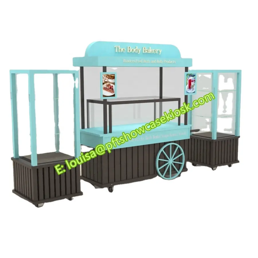 new 3D design kiosk food cart