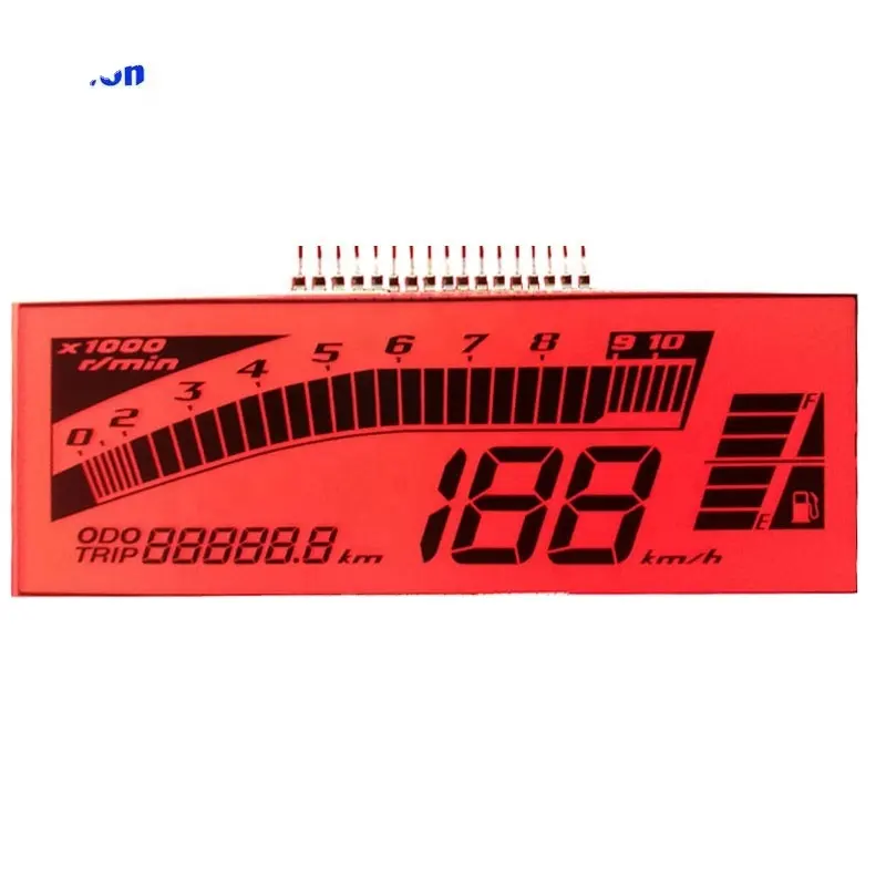 high quality factory price custom small motorcycle speedometer transparent lcd display