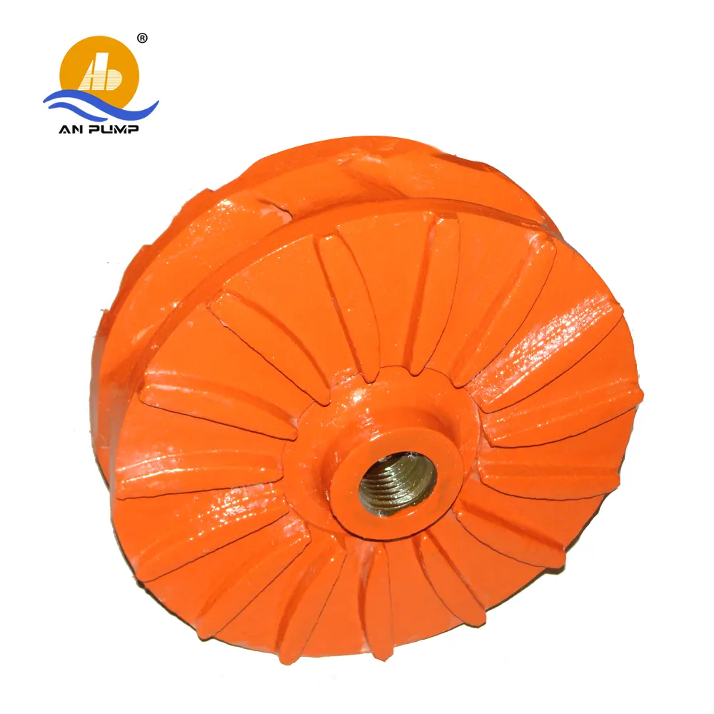 Abrasive slurry pump parts, throat bush