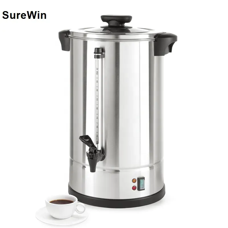 50-100cup commercial stainless steel single or double wall coffee maker coffee percolator catering urn for hotel